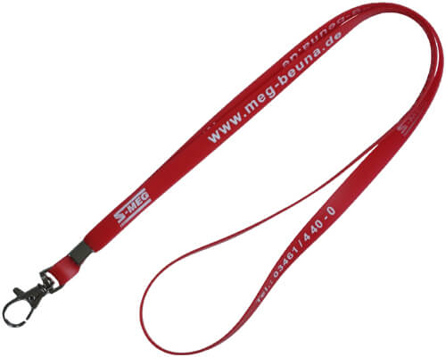 Lanyards - different materials - promotional items with a print to hang on