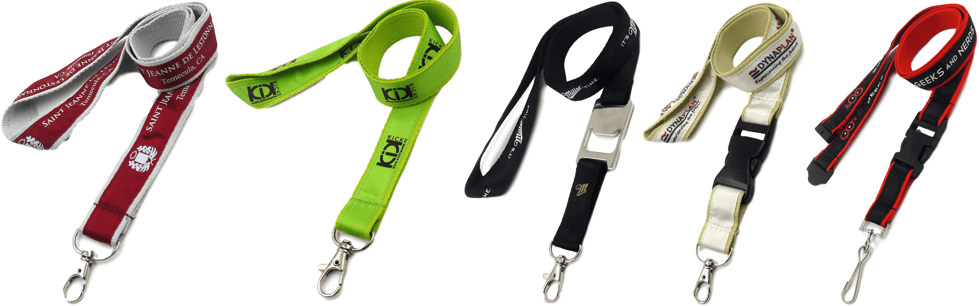 lanyards with satin satinband ribbon