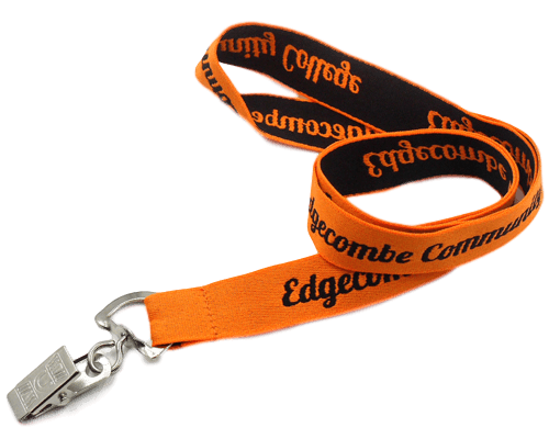 lanyards with woven logo